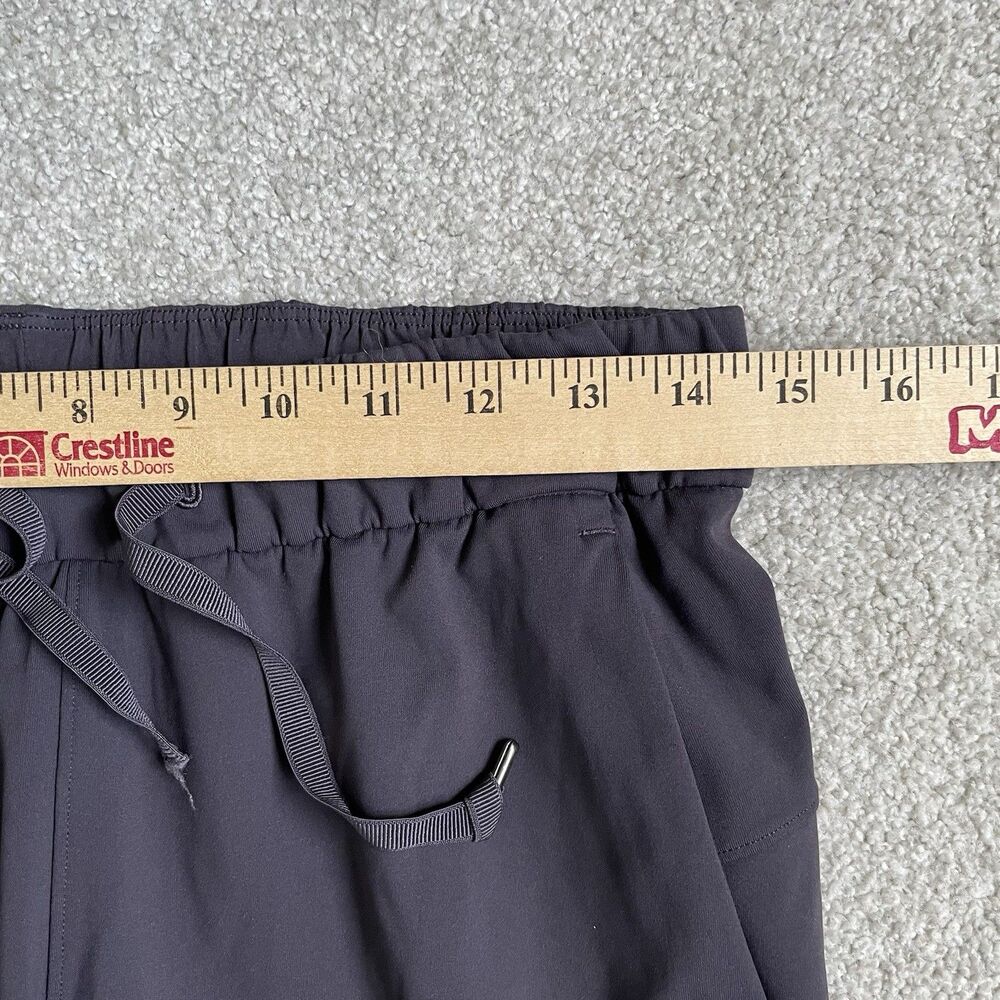 Lululemon On The Fly Athletic Performance Pants Black Gray Women's 6 Tall 31.5" - Picture 9 of 11